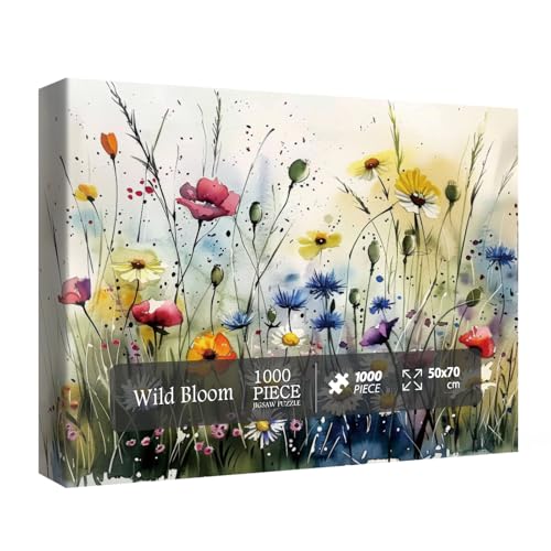 Frühlingsblumen-Puzzles für Erwachsene 1000 Teile, Natur Floral Puzzles, Schöne Wildblumenkunst Puzzles Frühlingsblumen-Puzzles für Erwachsene 1000 Teile, Natur Floral Puzzles, Schöne Wildblumenkunst Puzzles von BBOLDIN