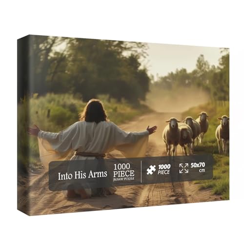 Jesus Schaf Puzzles für Erwachsene 1000 Teile Christliche Religiöse Puzzles Katholische Kunst Puzzles Jesus Schaf Puzzles für Erwachsene 1000 Teile Christliche Religiöse Puzzles Katholische Kunst Puzzles von BBOLDIN