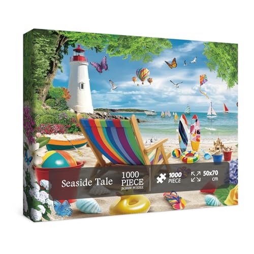 Strandlandschaft Puzzles für Erwachsene 1000 Teile Natur, Meer Urlaub Reise Jigsaw Puzzles Ozean, Hawaii Urlaub Blume Segelboot Scenic Puzzle Strandlandschaft Puzzles für Erwachsene 1000 Teile Natur, Meer Urlaub Reise Jigsaw Puzzles Ozean, Hawaii Urlaub Blume Segelboot Scenic Puzzle von BBOLDIN
