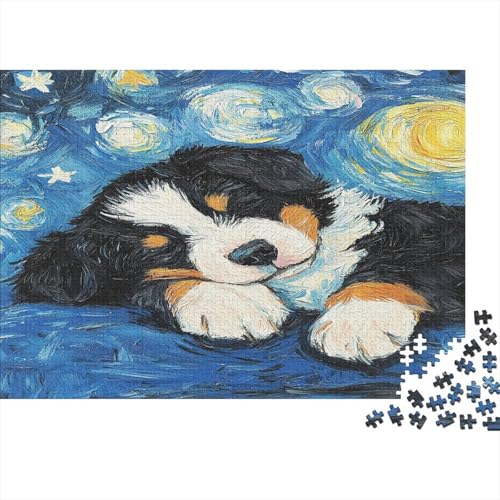 BAdlerhunde Puzzle 1000 Teile Erwachsene Puzzles Für Erwachsene Klassische Puzzles 1000 Teile Erwachsene Puzzlespiel Schwer Pädagogisches Spielzeug Erwachsene Kinder Puzzel 1000pcs (75x50cm) von BBQYNVKJR