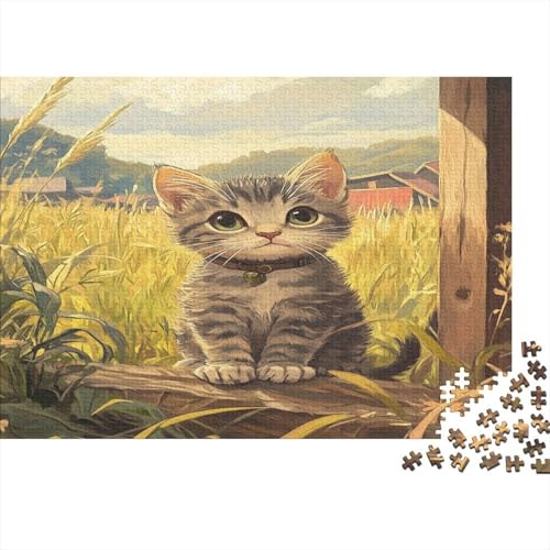 Chinesische Landkatze Puzzle 1000 Teile Erwachsene Erwachsene Klassische Puzzles 1000 Teile Erwachsene Puzzlespiel Schwer Pädagogisches Spielzeug Erwachsene Kinder Puzzel 1000pcs (75x50cm) von BBQYNVKJR