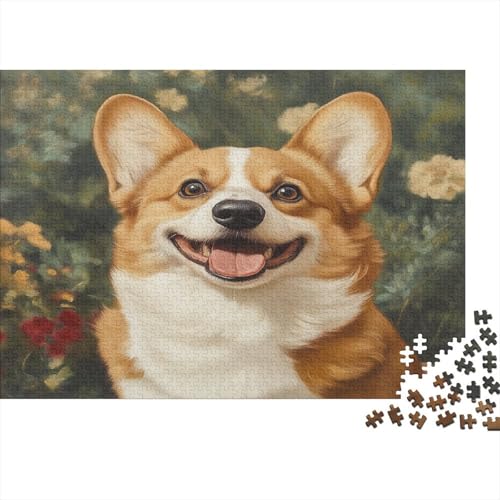 Corgi Puzzlespiel 1000 Teile Puzzle Für Erwachsene Und Kinder Ab 14 Jahren, Puzzle-Motiv Erwachsenen Puzzlespiel Puzzel 1000pcs (75x50cm) von BBQYNVKJR