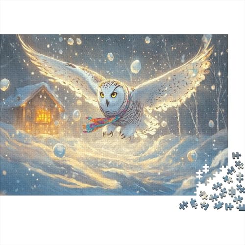 Eule Puzzles1000 Teile, Puzzle Für Erwachsene, Geschicklichkeitsspiel Für Die Ganze Familie, Klassische Puzzle,Geburtstagsgeschenk Erwachsenen Puzzlespiel Puzzel 1000pcs (75x50cm) von BBQYNVKJR