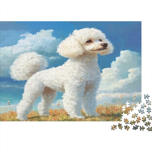 Pudel Puzzles1000 Teile, Puzzle Für Erwachsene, Geschicklichkeitsspiel Für Die Ganze Familie, Klassische Puzzle,Geburtstagsgeschenk Erwachsenen Puzzlespiel Puzzel 1000pcs (75x50cm) von BBQYNVKJR