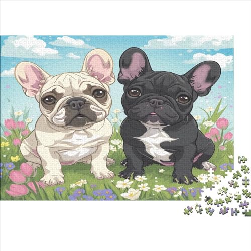 Süßer Hund Puzzle 1000 Teile Erwachsene Puzzles Für Erwachsene Klassische Puzzles 1000 Teile Erwachsene Puzzlespiel Schwer Pädagogisches Spielzeug Erwachsene Kinder Puzzel 1000pcs (75x50cm) von BBQYNVKJR