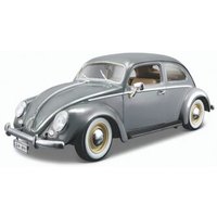 BBURAGO 18-12029G 1:18 Volkswagen Käfer (1955) grey von BBURAGO