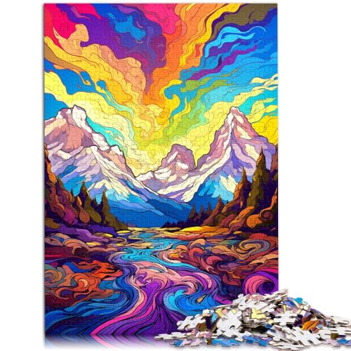 1000 Puzzleteile für Erwachsene „Die Farben des Columbia River“ Denkspiel tolles Geschenk für die ganze Familie 26x38cm von BBVNFLIR