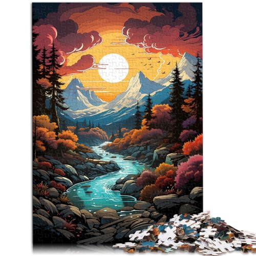 1000 Puzzleteile für Erwachsene Fantasie-Sonnenuntergangslandschaft pädagogische Herausforderung Lernspiel für Geburtstag Weihnachten 26x38cm 1000 Puzzleteile für Erwachsene Fantasie-Sonnenuntergangslandschaft pädagogische Herausforderung Lernspiel für Geburtstag Weihnachten 26x38cm von BBVNFLIR