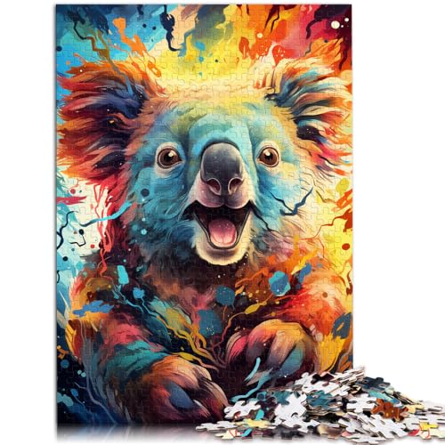 1000 Puzzleteile für Erwachsene Malen Koala für Familienspaß ganze Familie für Teenager ab 14 Jahren 26x38cm von BBVNFLIR