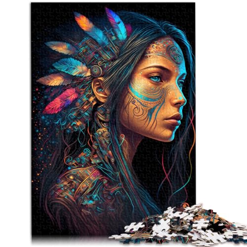 1000-Teile-Puzzle für Erwachsene „Indianerprinzessin“ pädagogische Herausforderung anspruchsvolles Spiel und Familienspiel für 14-Jährige 50x75cm 1000-Teile-Puzzle für Erwachsene „Indianerprinzessin“ pädagogische Herausforderung anspruchsvolles Spiel und Familienspiel für 14-Jährige 50x75cm von BBVNFLIR