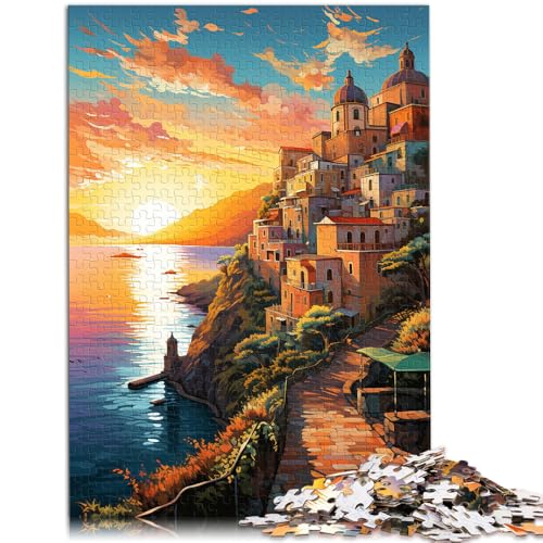 1000-Teile-Puzzle für Erwachsene Das Amalfiküste-Heimdekorationspuzzle ganze Familie für Teenager ab 14 Jahren 50x75cm von BBVNFLIR