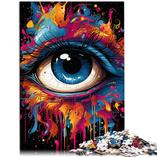 1000-Teile-Puzzle für Erwachsene Farb-Fantasieaugen Familienspiel für und Wanddekoration einzigartige Geburtstags 14-Jährige 26x38cm 1000-Teile-Puzzle für Erwachsene Farb-Fantasieaugen Familienspiel für und Wanddekoration einzigartige Geburtstags 14-Jährige 26x38cm von BBVNFLIR