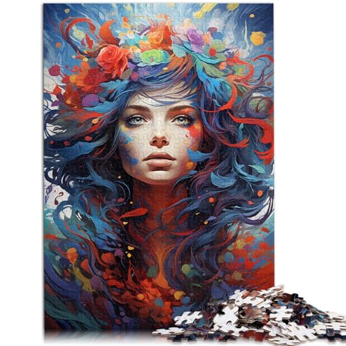 1000-teiliges Puzzle Erwachsene Bezaubernde Frau Spiele Spielzeug Geschenk Herausforderung die Gehirnintelligenz süchtig machendes Spielzeug Kinder ab 14 Jahren 50x75cm von BBVNFLIR