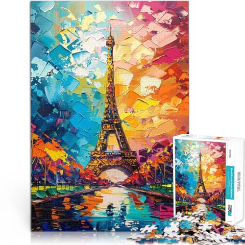 1000-teiliges Puzzle Erwachsene Eiffelturm-Spielzeug zum Stressabbau Herausforderung die Gehirnintelligenz süchtig machendes Spielzeug Jugendliche ab 14 Jahren 26x38cm 1000-teiliges Puzzle Erwachsene Eiffelturm-Spielzeug zum Stressabbau Herausforderung die Gehirnintelligenz süchtig machendes Spielzeug Jugendliche ab 14 Jahren 26x38cm von BBVNFLIR