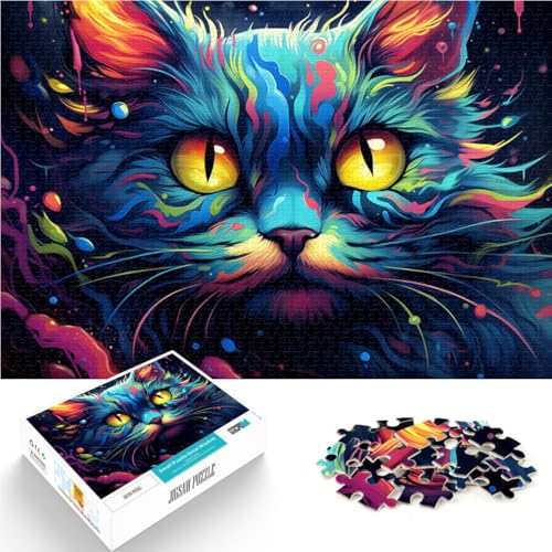 1000-teiliges Puzzle Erwachsene Siamkatze Quizspiel Jedes Teil ist einzigartig Anspruchsvolles unterhaltsames Familienspiel und Jugendliche ab 14 Jahren 26x38cm von BBVNFLIR
