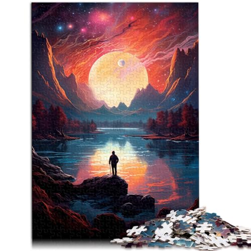 1000-teiliges Puzzle für Erwachsene „Die Welt allein betrachten“ Lernspiel herausforderndes Spielzeug für Teenager ab 14 Jahren 26x38cm 1000-teiliges Puzzle für Erwachsene „Die Welt allein betrachten“ Lernspiel herausforderndes Spielzeug für Teenager ab 14 Jahren 26x38cm von BBVNFLIR