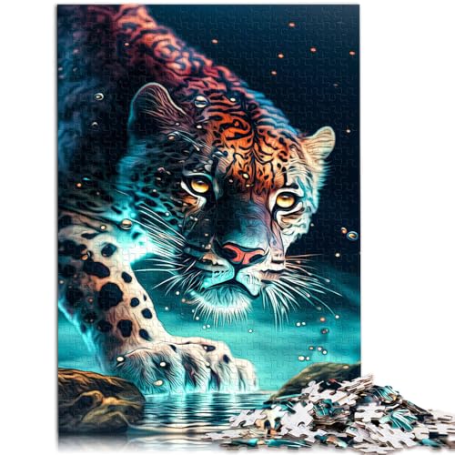 1000-teiliges Puzzle für Erwachsene „Jaguar“ – Lernspiele für Zuhause DIY-Spielzeug ganze Familie für 14-Jährige 50x75cm von BBVNFLIR