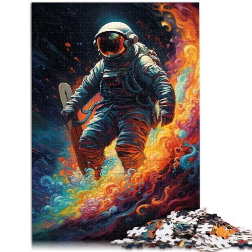 1000-teiliges Puzzle für Erwachsene „Space Surfer“ farbenfrohes Denkspiel zum Stressabbau schwierige Herausforderung für Teenager ab 14 Jahren 26x38cm 1000-teiliges Puzzle für Erwachsene „Space Surfer“ farbenfrohes Denkspiel zum Stressabbau schwierige Herausforderung für Teenager ab 14 Jahren 26x38cm von BBVNFLIR