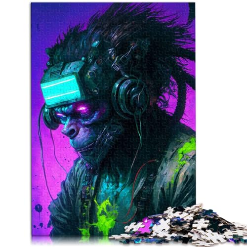 1000-teiliges Puzzle für Erwachsene „The Virtual Apes“ Quizspiel Familienspiel Stressabbau schwierige Herausforderung für Teenager ab 14 Jahren 26x38cm 1000-teiliges Puzzle für Erwachsene „The Virtual Apes“ Quizspiel Familienspiel Stressabbau schwierige Herausforderung für Teenager ab 14 Jahren 26x38cm von BBVNFLIR