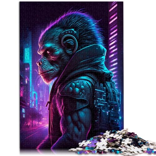 1000-teiliges Puzzle für Erwachsene AFFE und Mensch anspruchsvolles Spiel Puzzle Lernspiel für Geburtstag Weihnachten für Teenager ab 14 Jahren 26x38cm 1000-teiliges Puzzle für Erwachsene AFFE und Mensch anspruchsvolles Spiel Puzzle Lernspiel für Geburtstag Weihnachten für Teenager ab 14 Jahren 26x38cm von BBVNFLIR