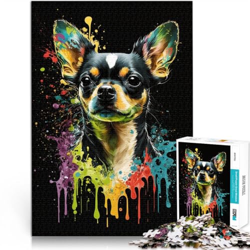 1000-teiliges Puzzle für Erwachsene Affen Lernspielzeug Herausforderung der Gehirnintelligenz süchtig machendes Spielzeug 26x38cm von BBVNFLIR