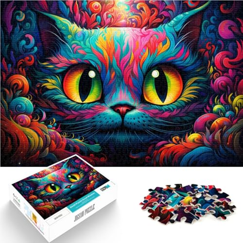 1000-teiliges Puzzle für Erwachsene Alice Cat Interessantes Puzzle zur Stressreduzierung Geeignet für Paare und Teenager ab 14 Jahren 26x38cm von BBVNFLIR