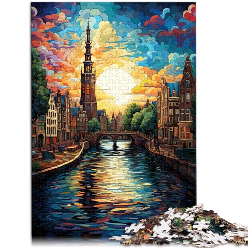 1000-teiliges Puzzle für Erwachsene Art Amsterdam Spielzeug Denkspiel Herausforderung für die Gehirnintelligenz süchtig machendes Spielzeug für Kinder ab 14 Jahren 26x38cm 1000-teiliges Puzzle für Erwachsene Art Amsterdam Spielzeug Denkspiel Herausforderung für die Gehirnintelligenz süchtig machendes Spielzeug für Kinder ab 14 Jahren 26x38cm von BBVNFLIR