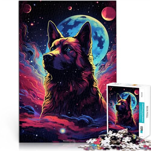 1000-teiliges Puzzle für Erwachsene Astronaut Shepherd Spielzeug Denkspiel für Kinder ganze Familie 26x38cm von BBVNFLIR