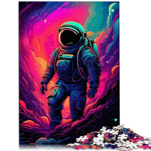 1000-teiliges Puzzle für Erwachsene Astronauten-Nebelspaziergang Familienunterhaltungsspielzeug Geburtstagsgeschenke für Teenager ab 14 Jahren 26x38cm von BBVNFLIR
