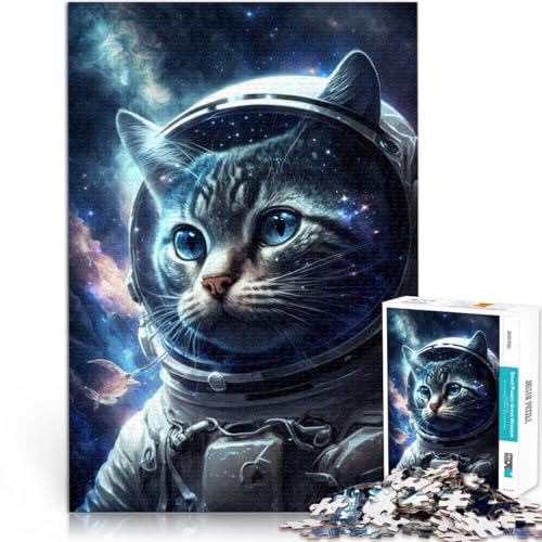 1000-teiliges Puzzle für Erwachsene Astronautenkunst Katze anspruchsvolles Spiel Lernspiel für Geburtstag Weihnachten für Teenager ab 14 Jahren 50x75cm 1000-teiliges Puzzle für Erwachsene Astronautenkunst Katze anspruchsvolles Spiel Lernspiel für Geburtstag Weihnachten für Teenager ab 14 Jahren 50x75cm von BBVNFLIR