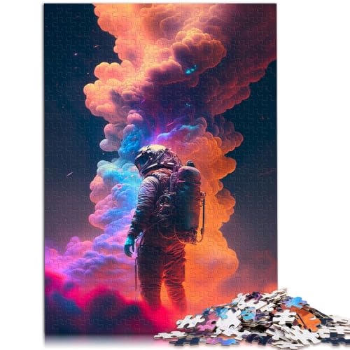 1000-teiliges Puzzle für Erwachsene Astronautenwolken anspruchsvolles Spiel Puzzles ganze Familie 50x75cm von BBVNFLIR