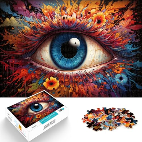 1000-teiliges Puzzle für Erwachsene Augen-Puzzle Lernspiele jedes Teil ist einzigartig – anspruchsvolles Familienspiel für Teenager ab 14 Jahren 26x38cm 1000-teiliges Puzzle für Erwachsene Augen-Puzzle Lernspiele jedes Teil ist einzigartig – anspruchsvolles Familienspiel für Teenager ab 14 Jahren 26x38cm von BBVNFLIR