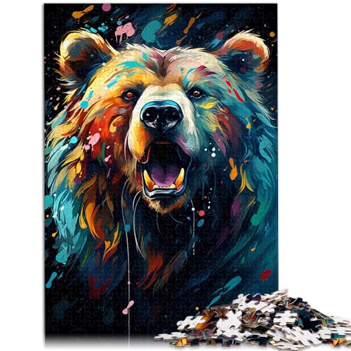 1000-teiliges Puzzle für Erwachsene Bärenkunstspiel Spielzeug für die Familie Geschenk Lernspiel zum Geburtstag Weihnachten für Teenager ab 14 Jahren 26x38cm 1000-teiliges Puzzle für Erwachsene Bärenkunstspiel Spielzeug für die Familie Geschenk Lernspiel zum Geburtstag Weihnachten für Teenager ab 14 Jahren 26x38cm von BBVNFLIR