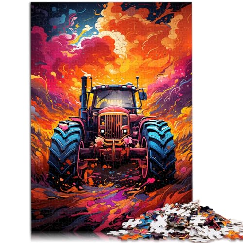 1000-teiliges Puzzle für Erwachsene Bauernhoftraktor Quizspiel Helfen Sie dem Gehirn süchtig machende Spielzeuge zu trainieren um Geduld zu fördern 26x38cm von BBVNFLIR