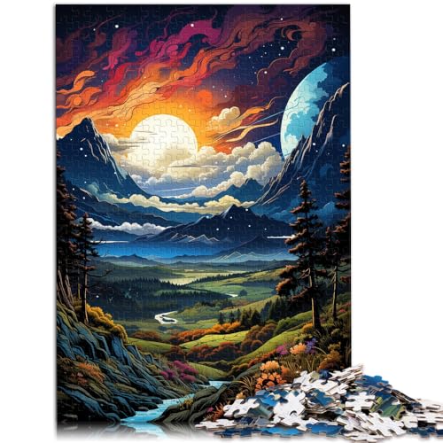 1000-teiliges Puzzle für Erwachsene Bezaubernde Landschaft Lernspielzeug Familienspiel Stressabbau schwierige Herausforderung 26x38cm 1000-teiliges Puzzle für Erwachsene Bezaubernde Landschaft Lernspielzeug Familienspiel Stressabbau schwierige Herausforderung 26x38cm von BBVNFLIR