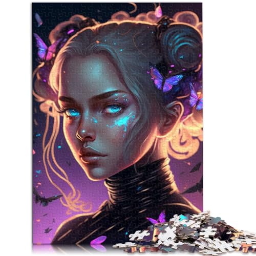 1000-teiliges Puzzle für Erwachsene Bezauberndes Mädchen-Puzzle – anspruchsvolles Spiel ganze Familie 26x38cm von BBVNFLIR