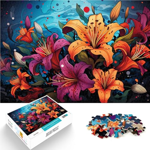 1000-teiliges Puzzle für Erwachsene Blumenkunst Lernpuzzle Lernspiel für Geburtstag Weihnachten Geeignet für Jugendliche ab 14 Jahren 50x75cm 1000-teiliges Puzzle für Erwachsene Blumenkunst Lernpuzzle Lernspiel für Geburtstag Weihnachten Geeignet für Jugendliche ab 14 Jahren 50x75cm von BBVNFLIR