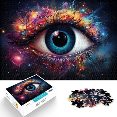 1000-teiliges Puzzle für Erwachsene Bunte Augen Spiele Spielzeug Geschenk ganze Familie 26x38cm 1000-teiliges Puzzle für Erwachsene Bunte Augen Spiele Spielzeug Geschenk ganze Familie 26x38cm von BBVNFLIR