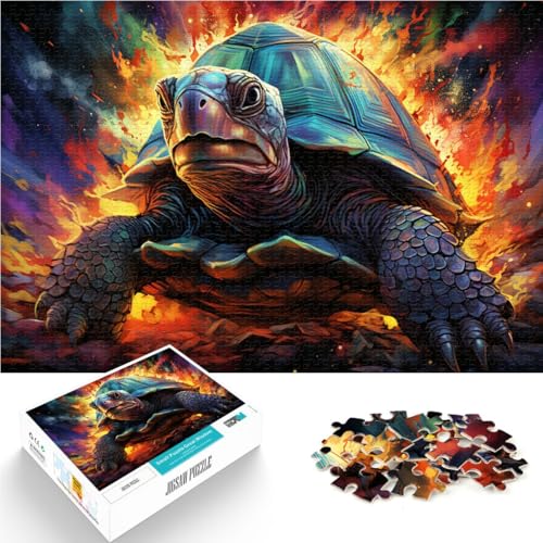 1000-teiliges Puzzle für Erwachsene Bunte Feuerschildkröte Quizspiel Stressabbau Urlaub zu Hause Zeitvertreib für Teenager ab 14 Jahren 26x38cm 1000-teiliges Puzzle für Erwachsene Bunte Feuerschildkröte Quizspiel Stressabbau Urlaub zu Hause Zeitvertreib für Teenager ab 14 Jahren 26x38cm von BBVNFLIR