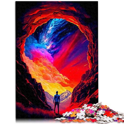 1000-teiliges Puzzle für Erwachsene Buntes Weltraum-Puzzle Das praktische Spiel eignet ganze Familie 50x75cm von BBVNFLIR