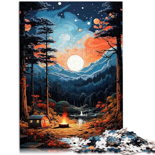 1000-teiliges Puzzle für Erwachsene Camping-Spielzeug Denkspiel Familienspiel Stressabbau schwierige Herausforderung für Teenager ab 14 Jahren 50x75cm von BBVNFLIR