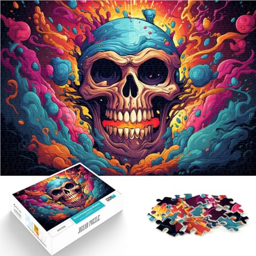 1000-teiliges Puzzle für Erwachsene Cartoon-Totenkopf-Spiel Spielzeug für die Familie Geschenk Lernspiel zum Geburtstag Weihnachten für Teenager ab 14 Jahren 50x75cm 1000-teiliges Puzzle für Erwachsene Cartoon-Totenkopf-Spiel Spielzeug für die Familie Geschenk Lernspiel zum Geburtstag Weihnachten für Teenager ab 14 Jahren 50x75cm von BBVNFLIR