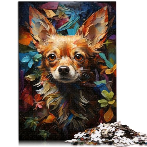 1000-teiliges Puzzle für Erwachsene Chihuahua Garten Eden Lernspielzeug Geburtstagsgeschenke für Teenager ab 14 Jahren 26x38cm 1000-teiliges Puzzle für Erwachsene Chihuahua Garten Eden Lernspielzeug Geburtstagsgeschenke für Teenager ab 14 Jahren 26x38cm von BBVNFLIR