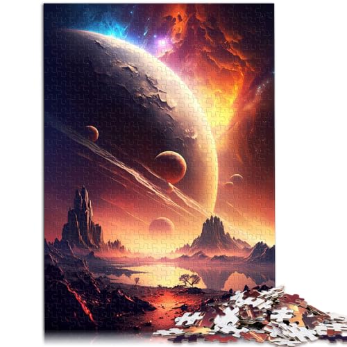 1000-teiliges Puzzle für Erwachsene Cosmic Cove Fantasy-Spiel Spielzeug für die Familie Geschenk Lernspiel zum Geburtstag Weihnachten 26x38cm von BBVNFLIR