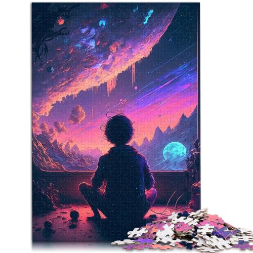 1000-teiliges Puzzle für Erwachsene CosmicLofi-Spielzeug Lernspiele Stressabbau tolle Geschenke zu Weihnachten für Teenager ab 14 Jahren 26x38cm von BBVNFLIR