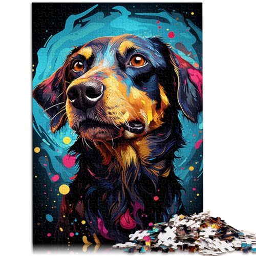 1000-teiliges Puzzle für Erwachsene Dackel-Lernspielzeug ganze Familie für Teenager ab 14 Jahren 26x38cm 1000-teiliges Puzzle für Erwachsene Dackel-Lernspielzeug ganze Familie für Teenager ab 14 Jahren 26x38cm von BBVNFLIR