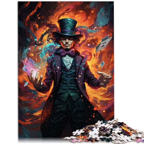 1000-teiliges Puzzle für Erwachsene Dark Side Card Magician Dekomprimierendes intellektuelles Lernspielzeug Verbesserung des Gedächtnisses für 14-Jährige 26x38cm 1000-teiliges Puzzle für Erwachsene Dark Side Card Magician Dekomprimierendes intellektuelles Lernspielzeug Verbesserung des Gedächtnisses für 14-Jährige 26x38cm von BBVNFLIR