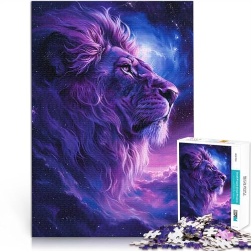 1000-teiliges Puzzle für Erwachsene Das Löwenuniversum Heimdekoration Geburtstagsgeschenk für Teenager ab 14 Jahren 50x75cm von BBVNFLIR