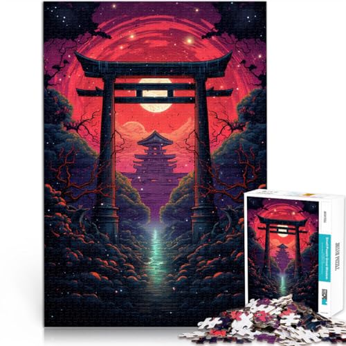 1000-teiliges Puzzle für Erwachsene Das japanische Torii-Tor-Denkspiel ganze Familie 26x38cm 1000-teiliges Puzzle für Erwachsene Das japanische Torii-Tor-Denkspiel ganze Familie 26x38cm von BBVNFLIR