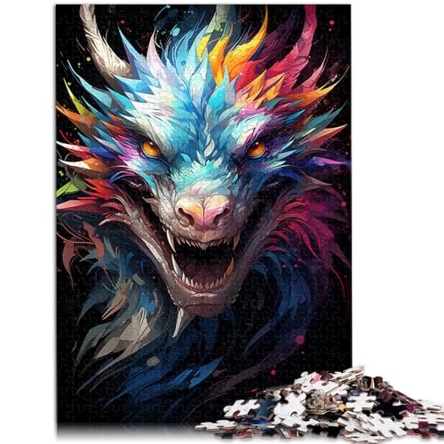 1000-teiliges Puzzle für Erwachsene Drachenmonster-Puzzle praktisches Spiel ganze Familie 26x38cm von BBVNFLIR